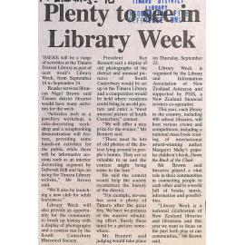 Plenty to see in Library Week