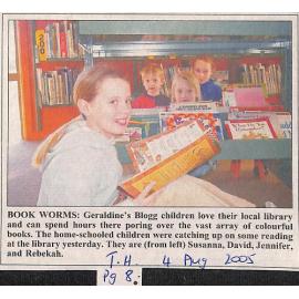 Book worms: Geraldine's Blogg children