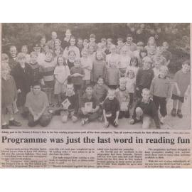 Programme was just the last word in reading fun