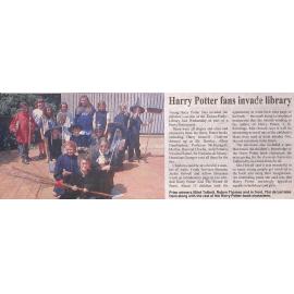 Harry Potter fans invade library