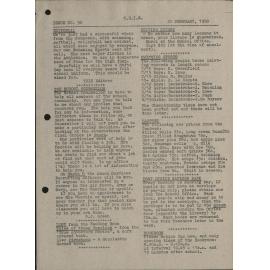 1978 Twizel High Information Sheets