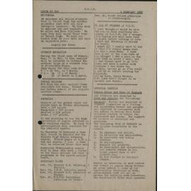 1985 Twizel High Information Sheets