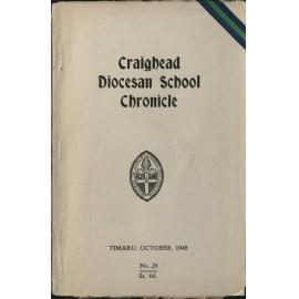 Craighead Diocesan School Chronicle no. 28 1948