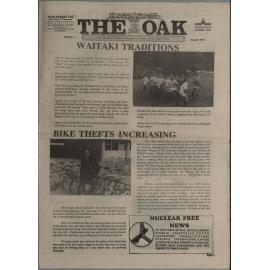 The Oak: Issue three, August 1991