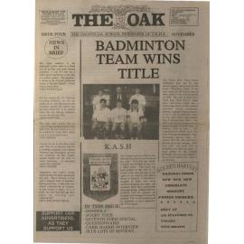 The Oak: Issue four, November 1992