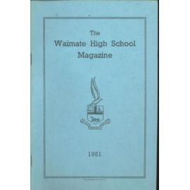 The Waimate High School magazine 1951
