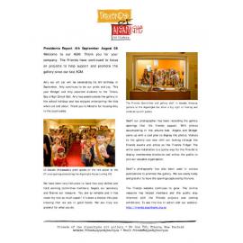 Friends of the Aigantighe: President's Report 2008