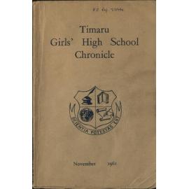 Timaru Girls' High School Chronicle 1961