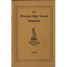 The Waimate High School magazine 1954