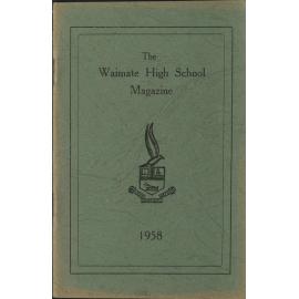 The Waimate High School magazine 1958