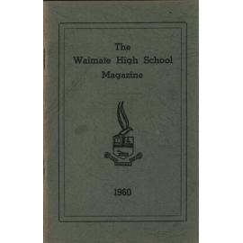 The Waimate High School magazine 1960