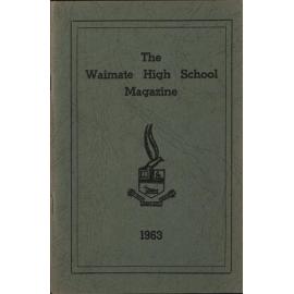 The Waimate High School magazine 1963