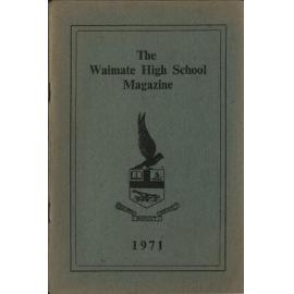 The Waimate High School magazine 1971