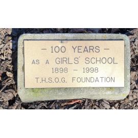 Centennial plaque TGHS