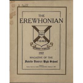 The Erewhonian: magazine of the Fairlie District High School 1927