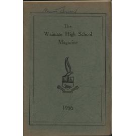 The Waimate High School magazine 1956