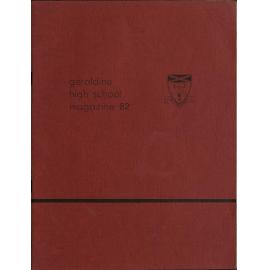 Geraldine High School magazine 1982