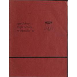 Geraldine High School magazine 1985
