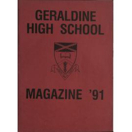 Geraldine High School magazine 1991