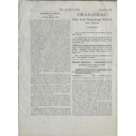 Craighead School to become Diocesan School- extract from The Church News