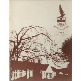 The Waimate High School magazine 1988