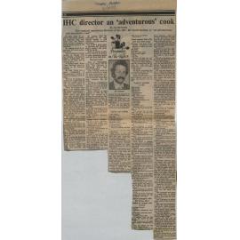 IHC director an 'adventurous' cook