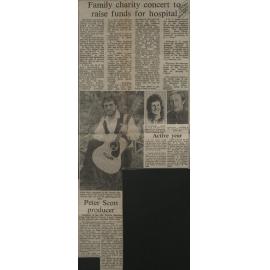 Family charity concert to raise funds for hospital