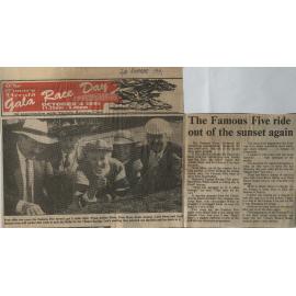 The Famous Five ride out of the sunset again