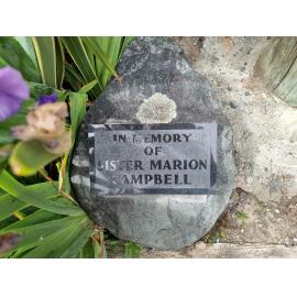 Sister Marion Campbell plaque