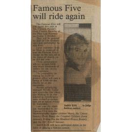 Famous Five will ride again