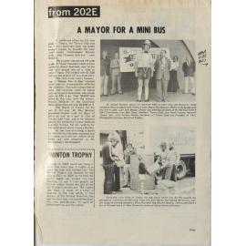 A mayor for a mini bus