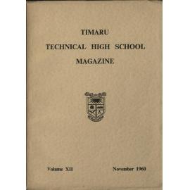 Timaru Technical High School magazine 1960