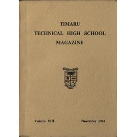 Timaru Technical High School magazine 1961