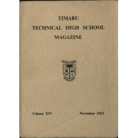 Timaru Technical High School magazine 1962