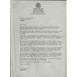 Friends of the Aigantighe letter to Morton & Co Ltd