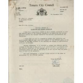 Invitation to the Official Opening of the Aigantighe Art Gallery Extension