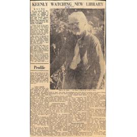 Keenly Watching New Library