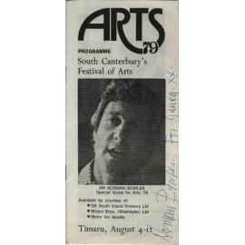 Arts 79 Programme: South Canterbury's Festival of Arts