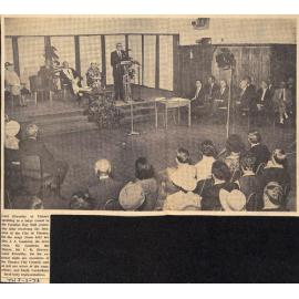 Lord Elworthy receives the freedom of the City of Timaru