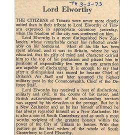 Lord Elworthy
