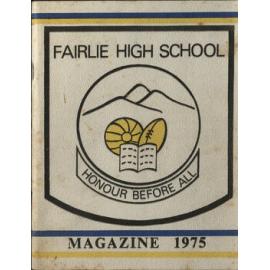 Fairlie High School magazine 1975