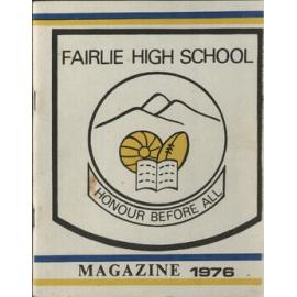 Fairlie High School magazine 1976