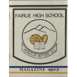 Fairlie High School magazine 1977