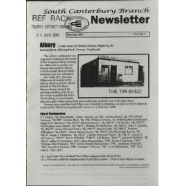 South Canterbury Branch Newsletter May/June 2004 Vol 8 No 3