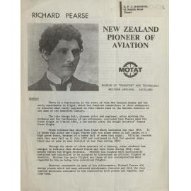 Richard Pearse New Zealand Pioneer of Aviation