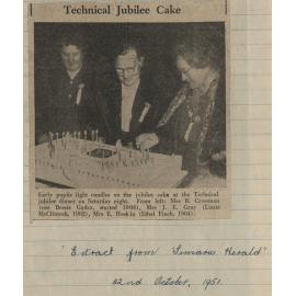Technical Jubilee Cake