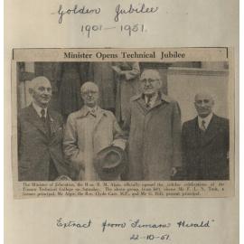 Minister Opens Technical Jubilee