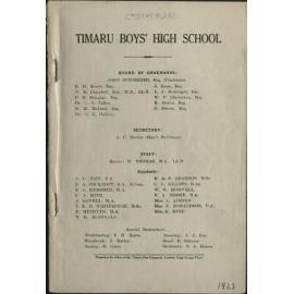 The Timaruvian 1923