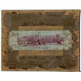 Business Label for C Bates & Co Temuka