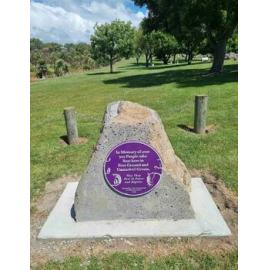 Free Ground & Unmarked Graves plaque, Timaru Cemetery
